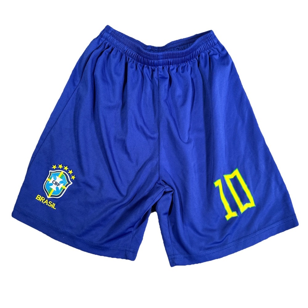 Brazil Football Soccer National Shorts Vintage Football SZ Small Medium Boys